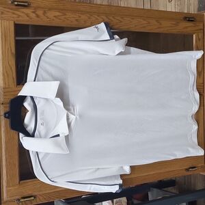Alleson Athletic white polo shirt